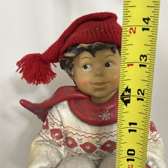 Christmas Traditions Caroler Figurine – Boy Vintage Holiday Décor - Picture 7 of 7